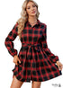 Winter Red Boho Dress